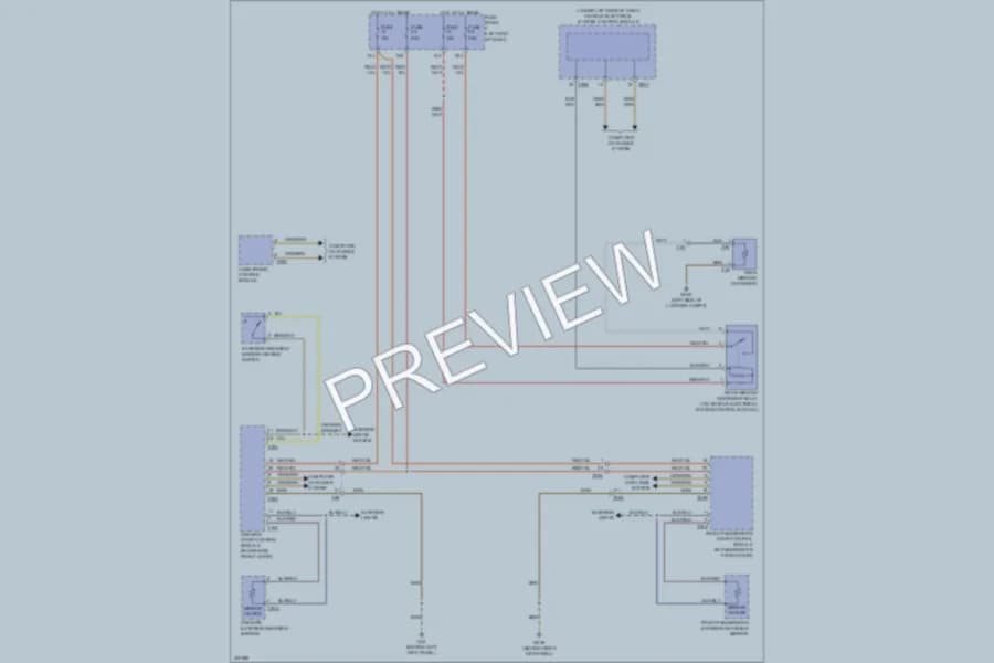 2013 Volkswagen Eos Defoggers wiring diagram preview