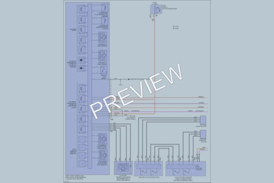 2013 Volkswagen Eos Transmission wiring diagram preview