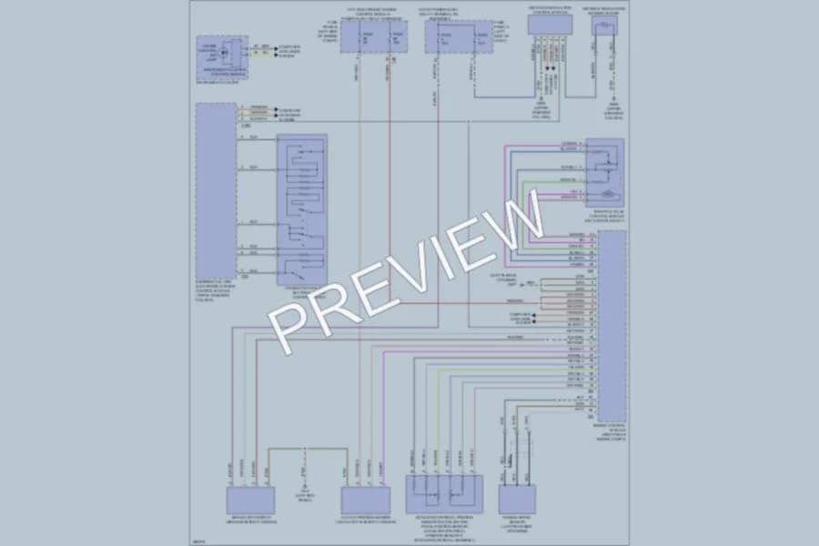 2013 Volkswagen GolfR Cruise Control wiring diagram preview