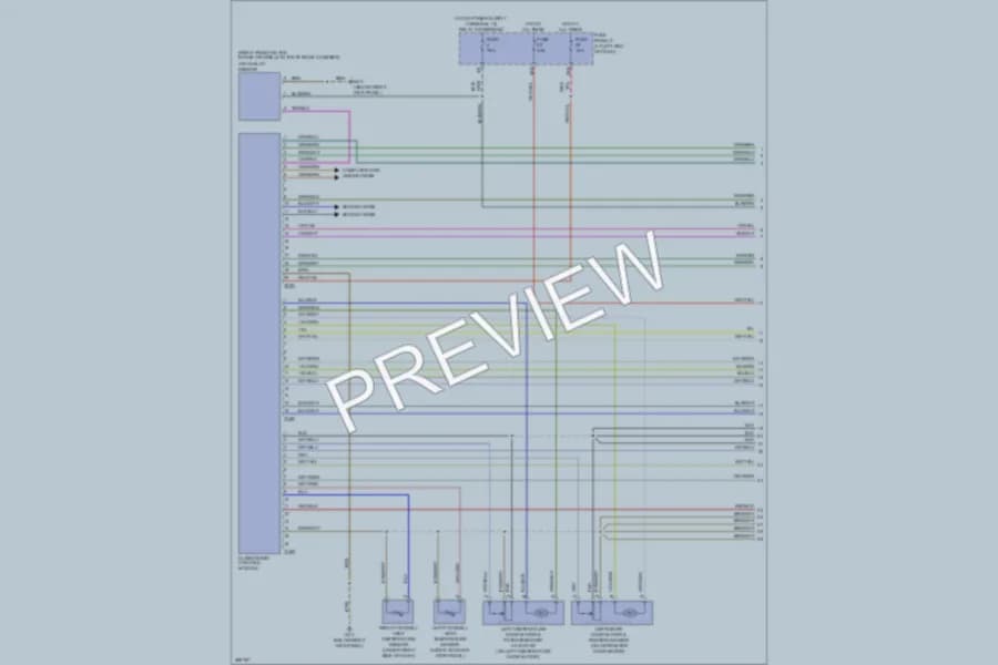 2013 Volkswagen Passat Air Conditioning wiring diagram preview
