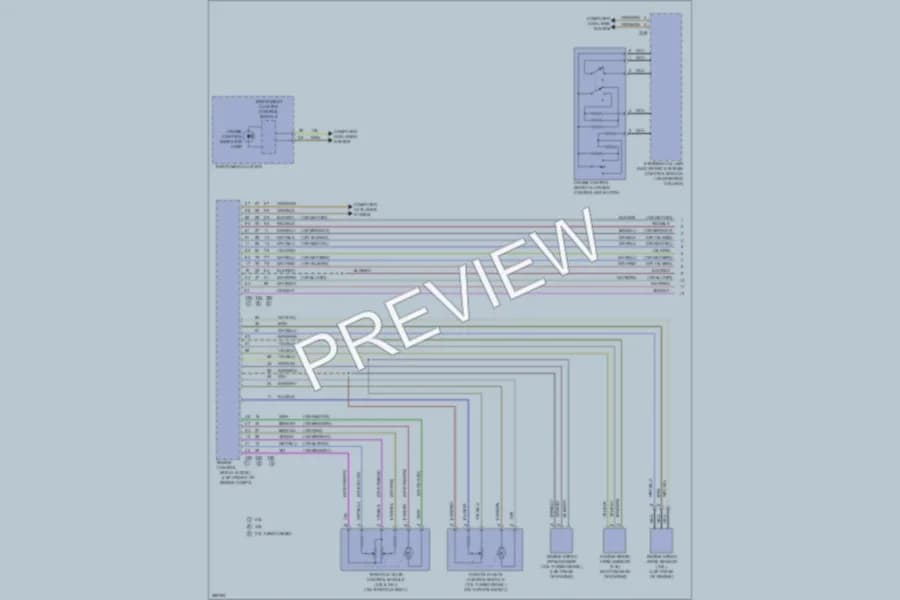 2013 Volkswagen Passat Cruise Control wiring diagram preview