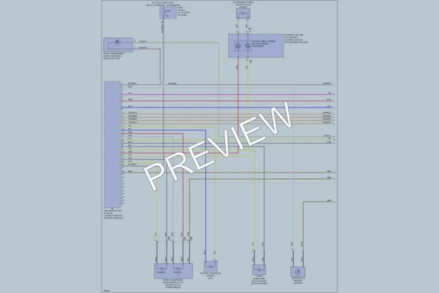 2013 Volkswagen Passat Supplemental Restraints wiring diagram preview