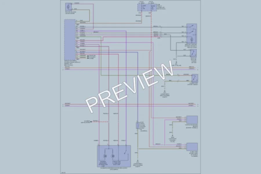 2013 Volkswagen Tiguan Anti Theft wiring diagram preview