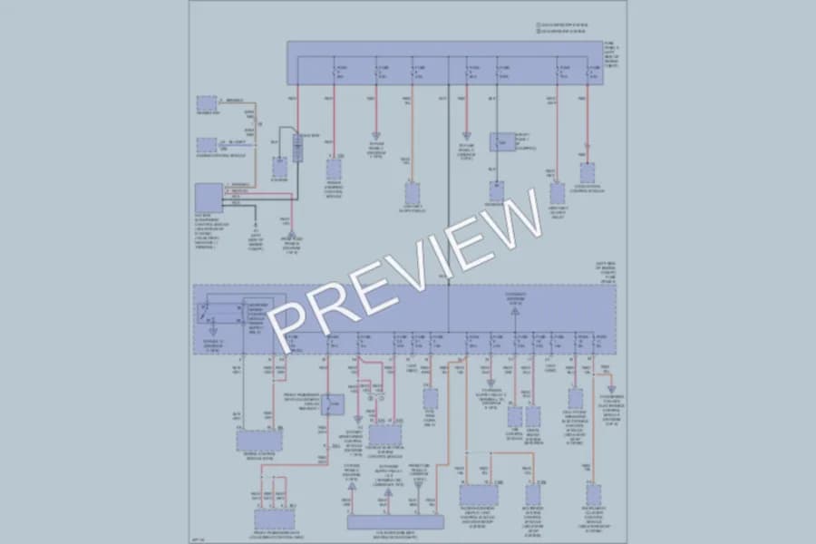 2013 Volkswagen Tiguan Power Distribution wiring diagram preview