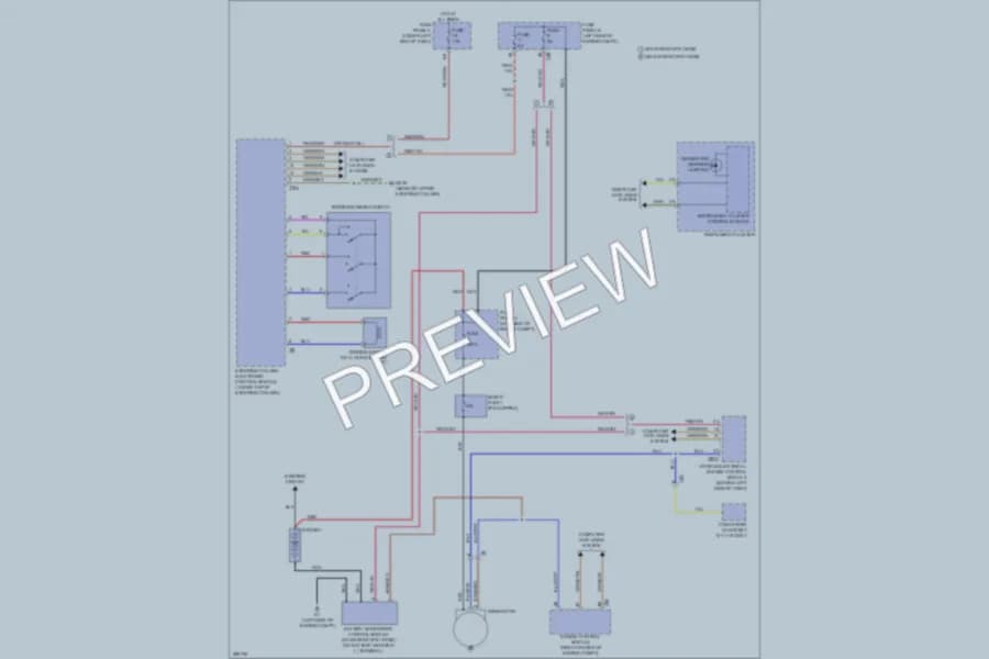 2013 Volkswagen Tiguan Starting Charging wiring diagram preview