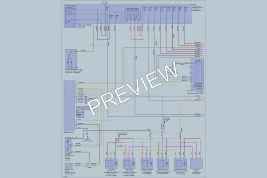 2013 Volvo C30 Air Conditioning wiring diagram preview