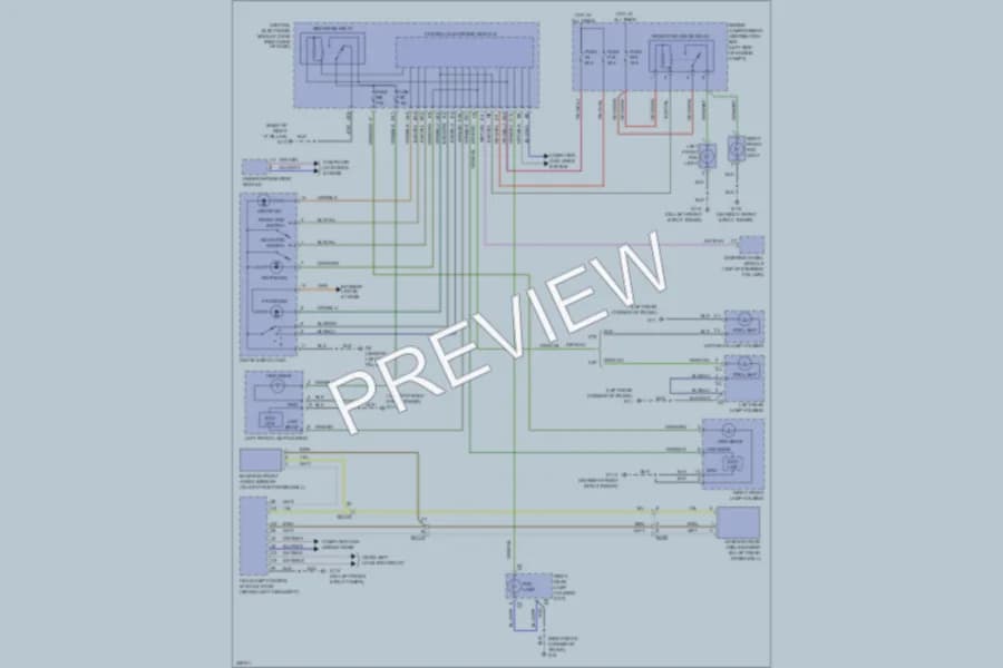 2013 Volvo C30 Headlights wiring diagram preview