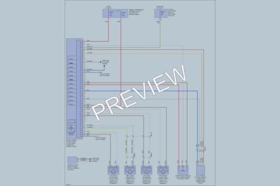 2013 Volvo C70 Anti Lock Brakes wiring diagram preview