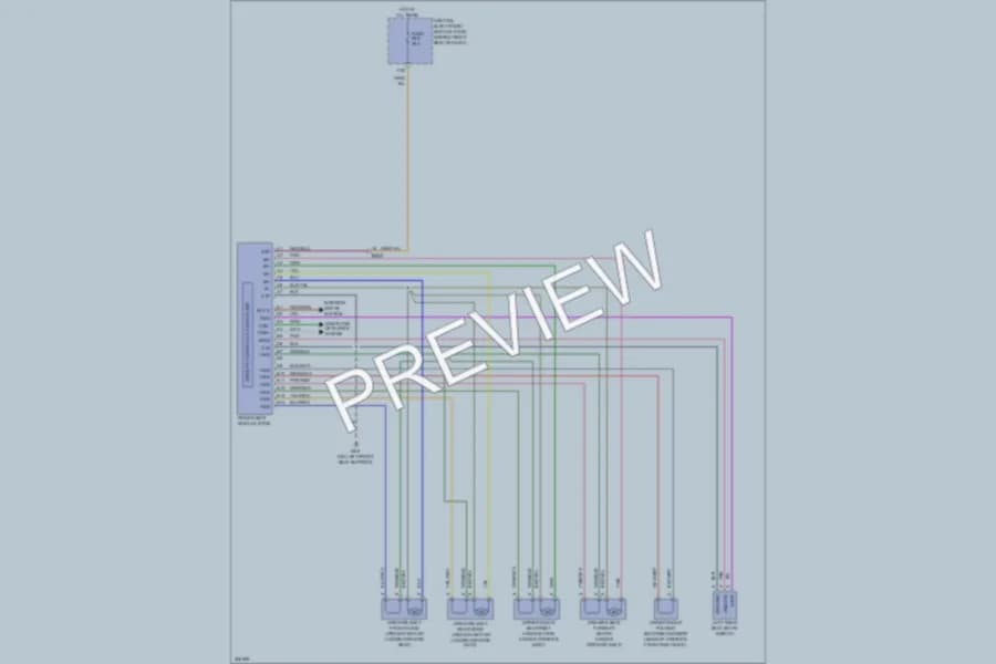2013 Volvo C70 Memory Systems wiring diagram preview