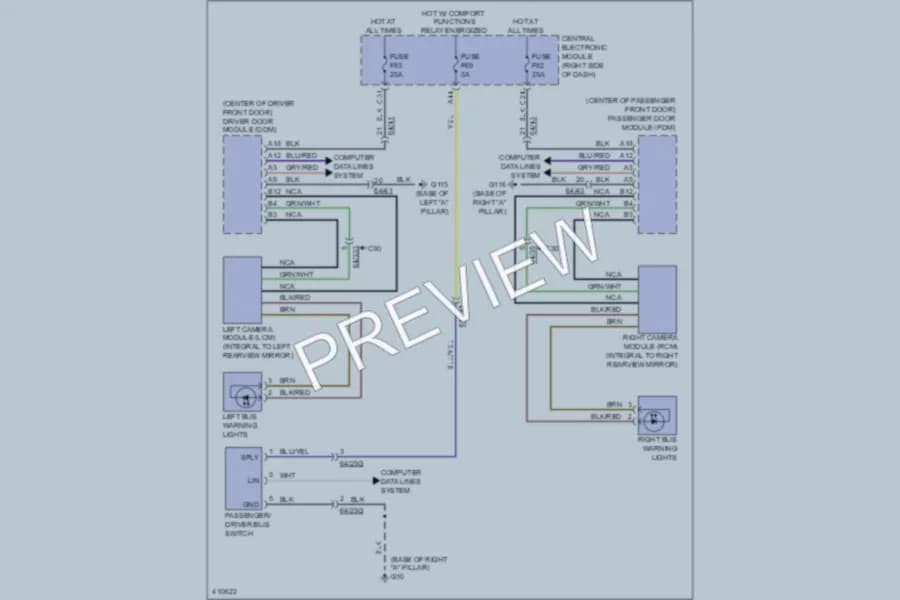 2013 Volvo C70 Navigation wiring diagram preview