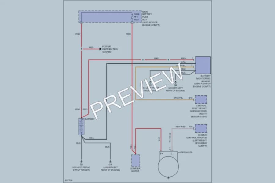 2013 Volvo C70 Starting Charging wiring diagram preview