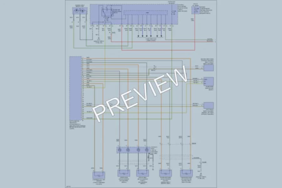 2013 Volvo C70 Supplemental Restraints wiring diagram preview