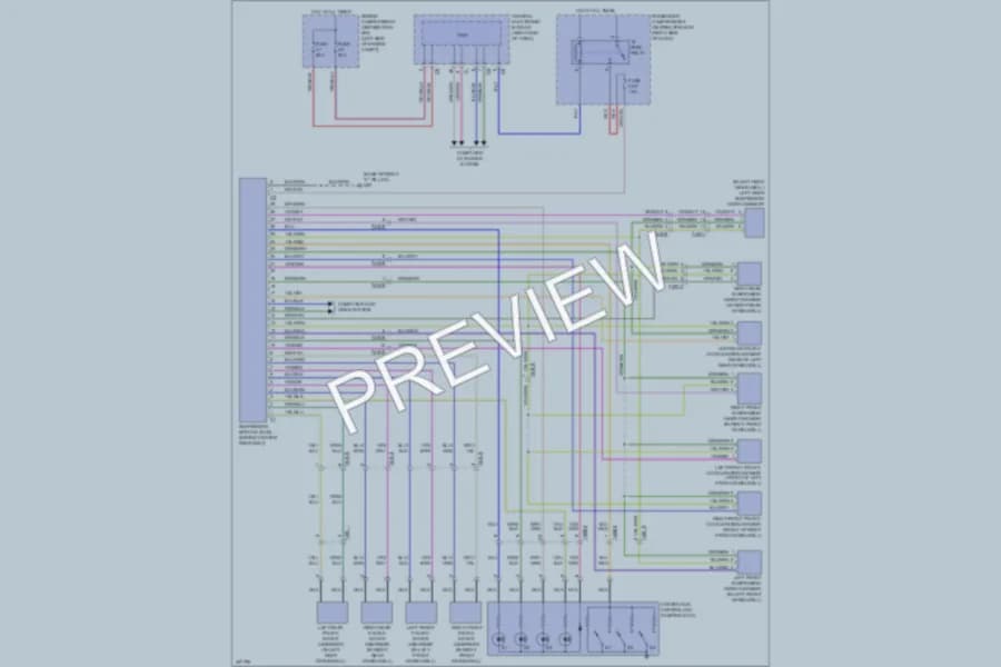 2013 Volvo S60 Electronic Suspension wiring diagram preview