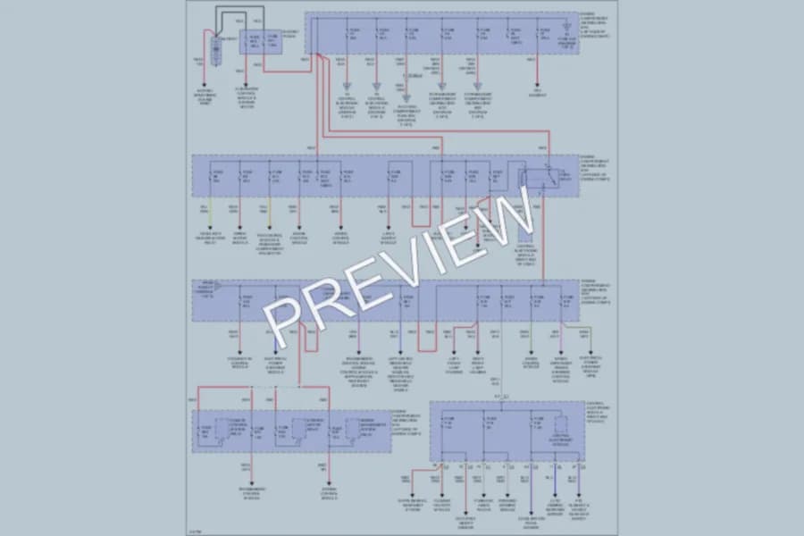 2013 Volvo S60 Power Distribution wiring diagram preview