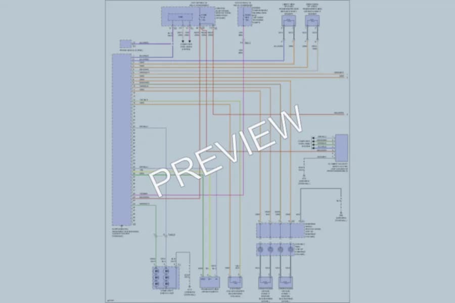 2013 Volvo S60 Supplemental Restraints wiring diagram preview