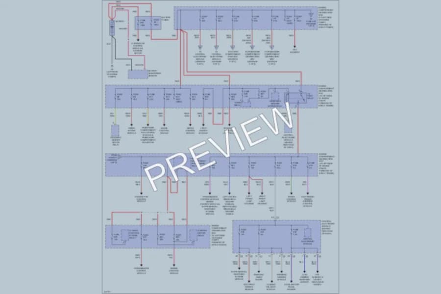 2013 Volvo S80 Power Distribution wiring diagram preview