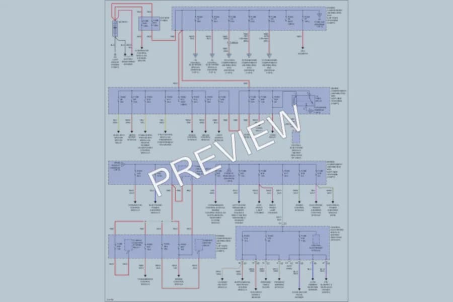 2013 Volvo XC60 Power Distribution wiring diagram preview