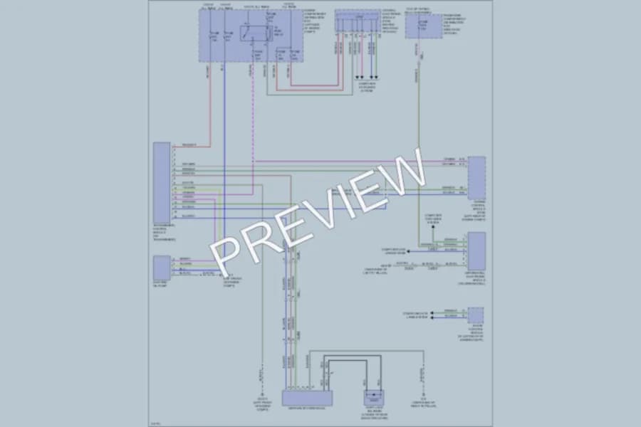 2013 Volvo XC60 Transmission wiring diagram preview