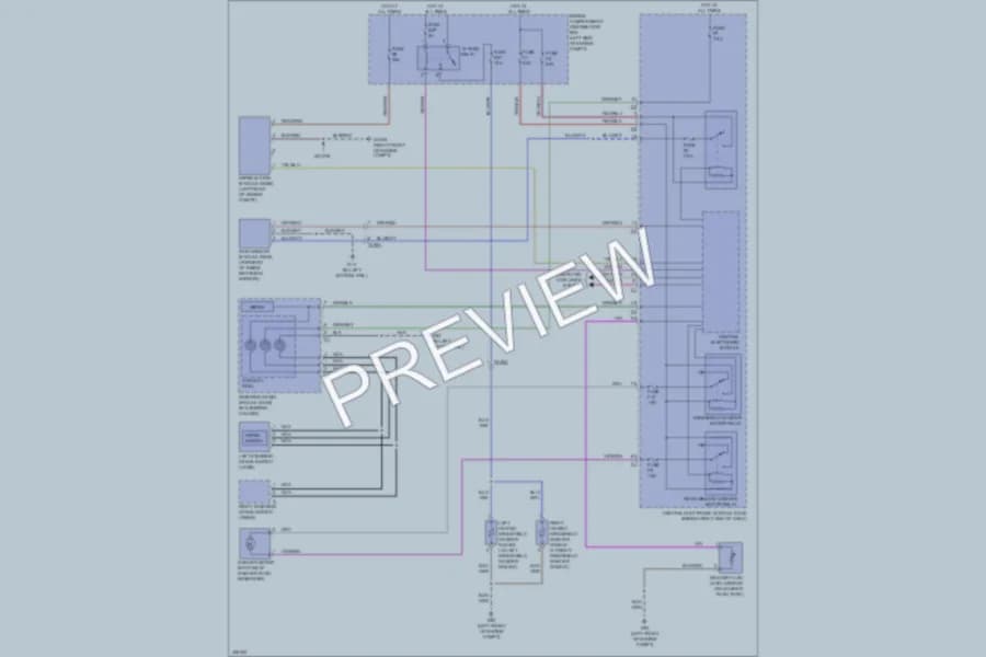 2013 Volvo XC60 Wiper Washer wiring diagram preview