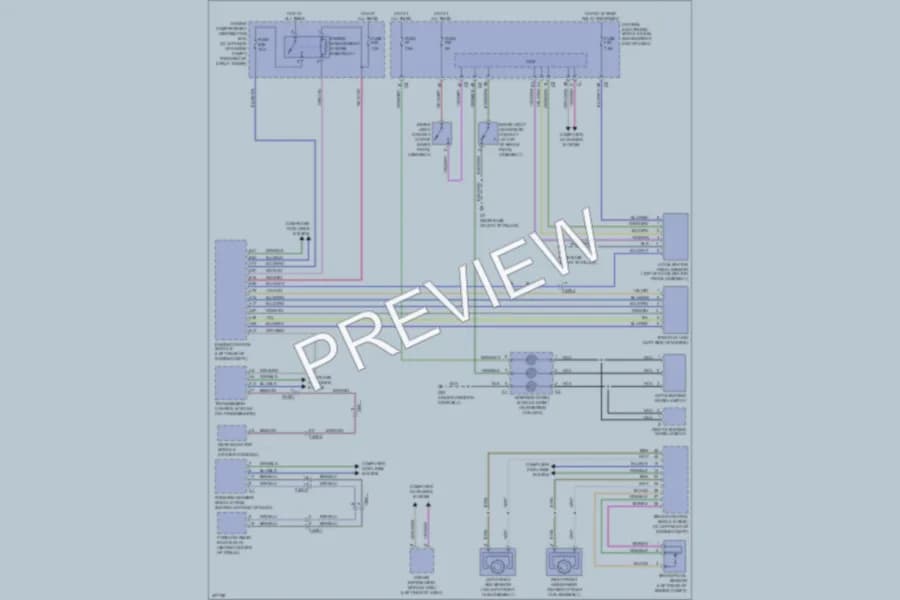 2013 Volvo XC70 Cruise Control wiring diagram preview
