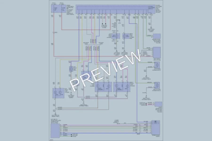 2013 Volvo XC70 Headlights wiring diagram preview