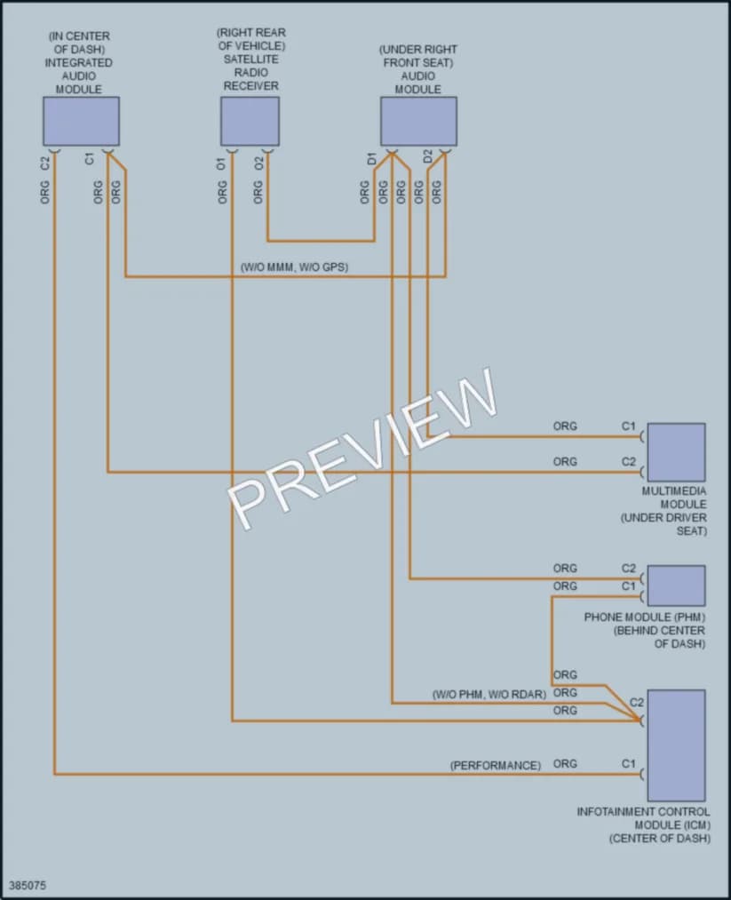 2013 Volvo XC90 Radio wiring diagram preview