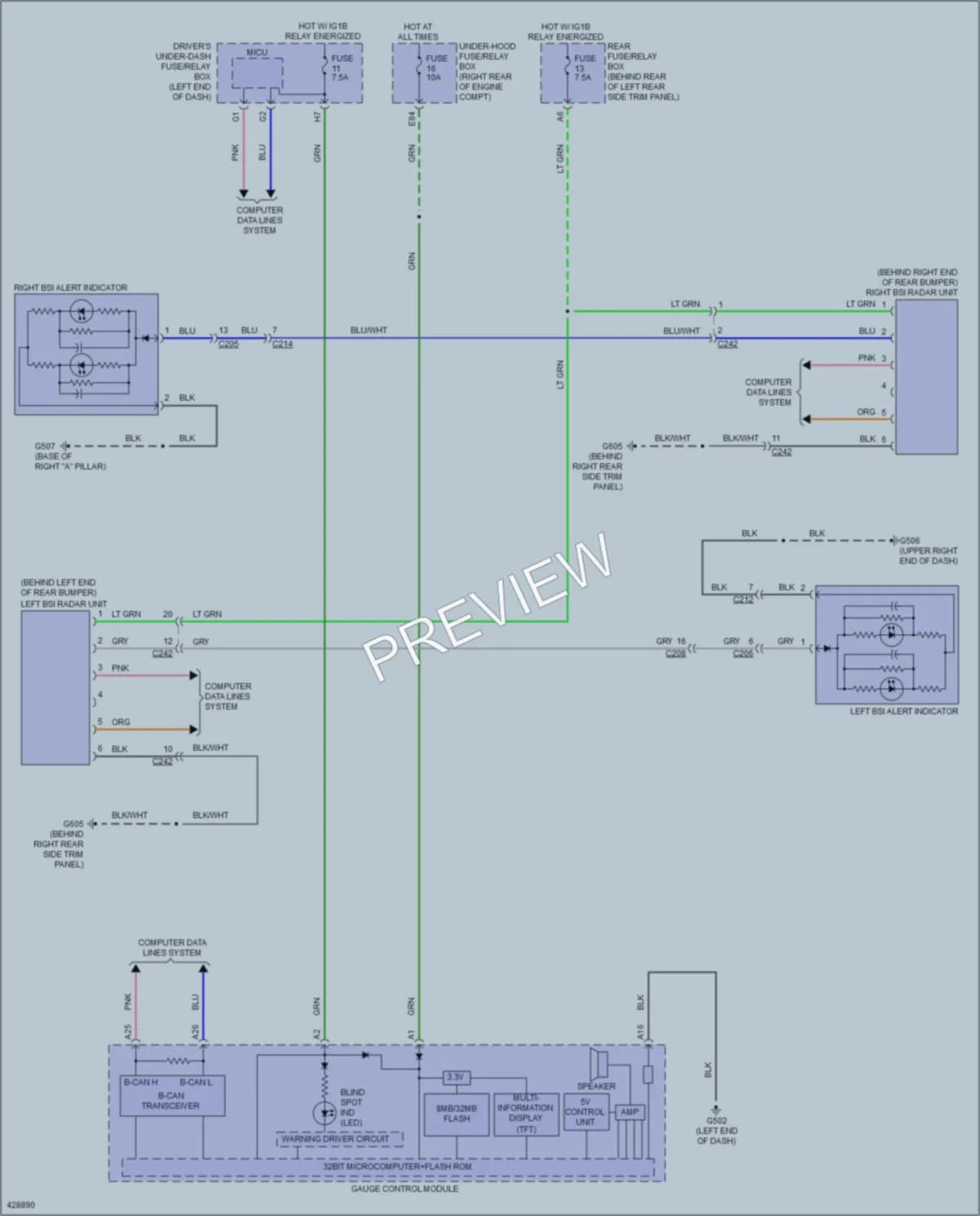 2014 Acura MDX Navigation wiring diagram preview