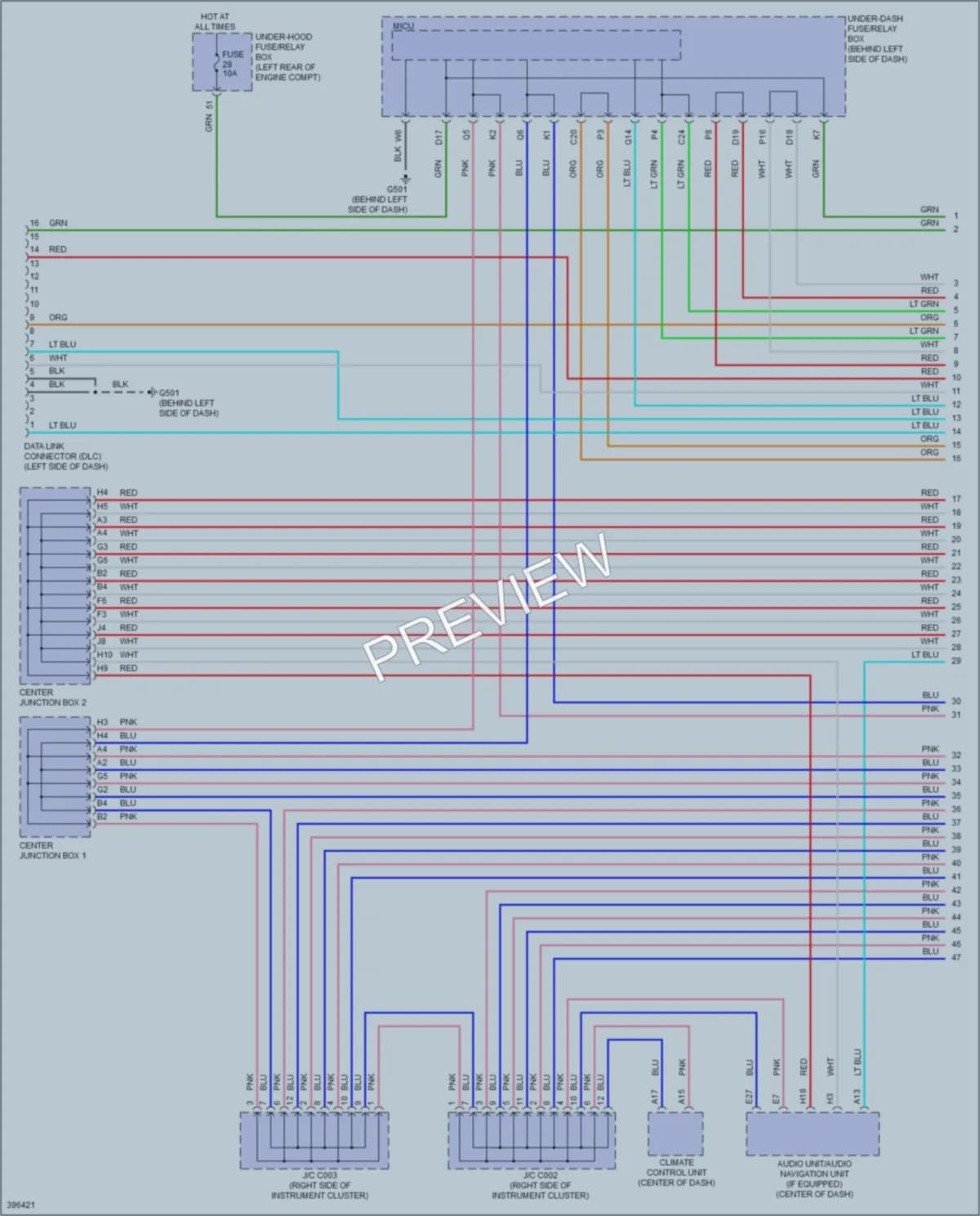2014 Acura RDX Computer Data Lines wiring diagram preview