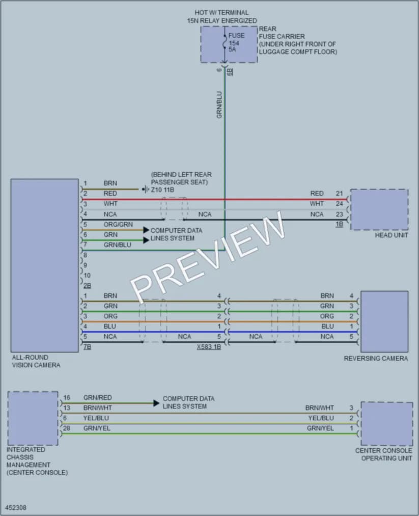2014 BMW 228i Navigation wiring diagram preview