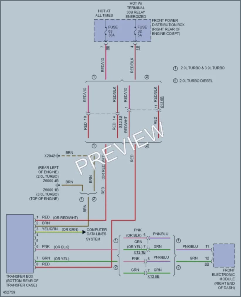 2014 BMW 335iGranTurismo Transmission wiring diagram preview