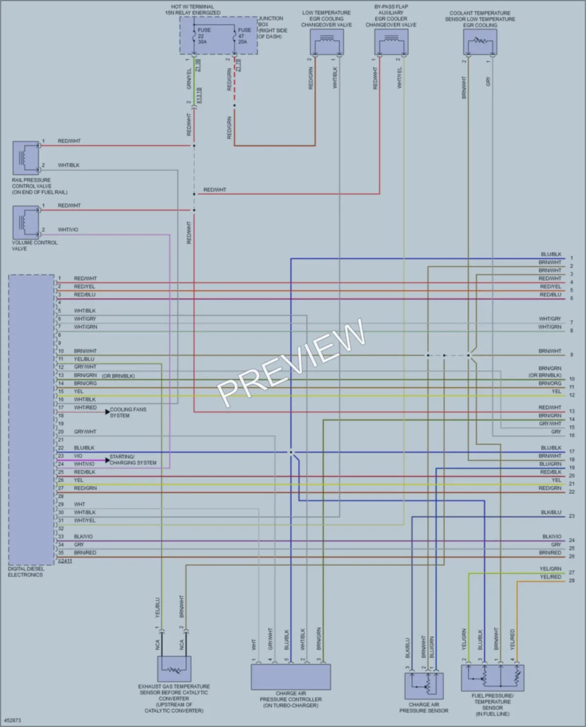 2014 BMW 535d Engine Performance wiring diagram preview