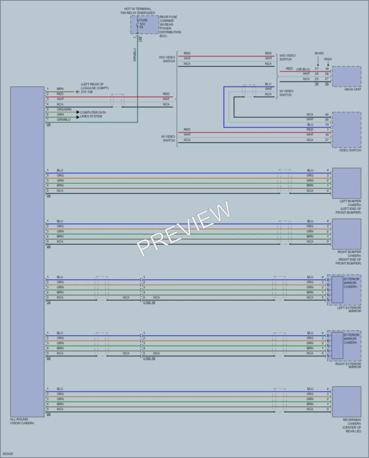 2014 BMW 650i Navigation wiring diagram preview
