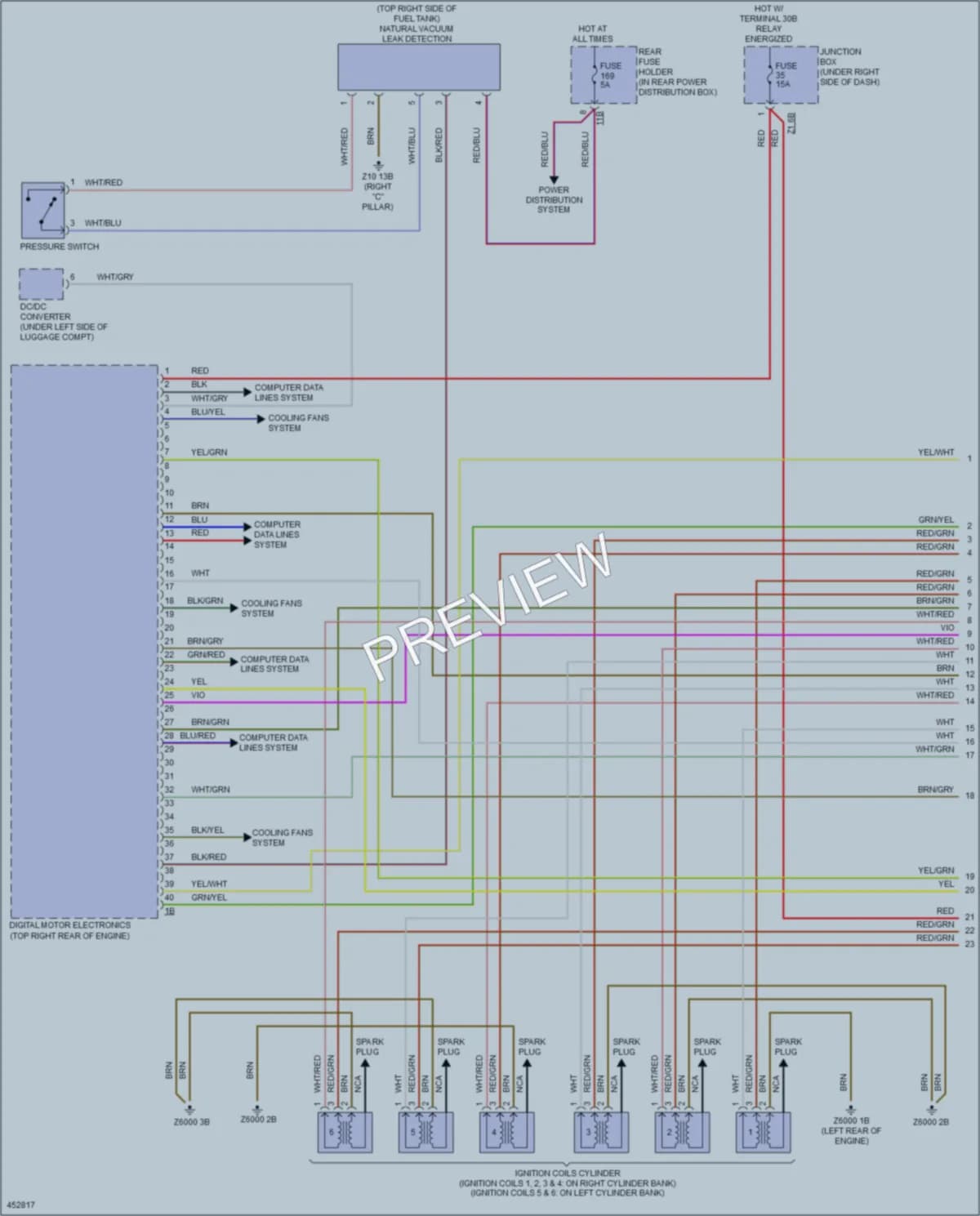 2014 BMW 650iGranCoupe Engine Performance wiring diagram preview