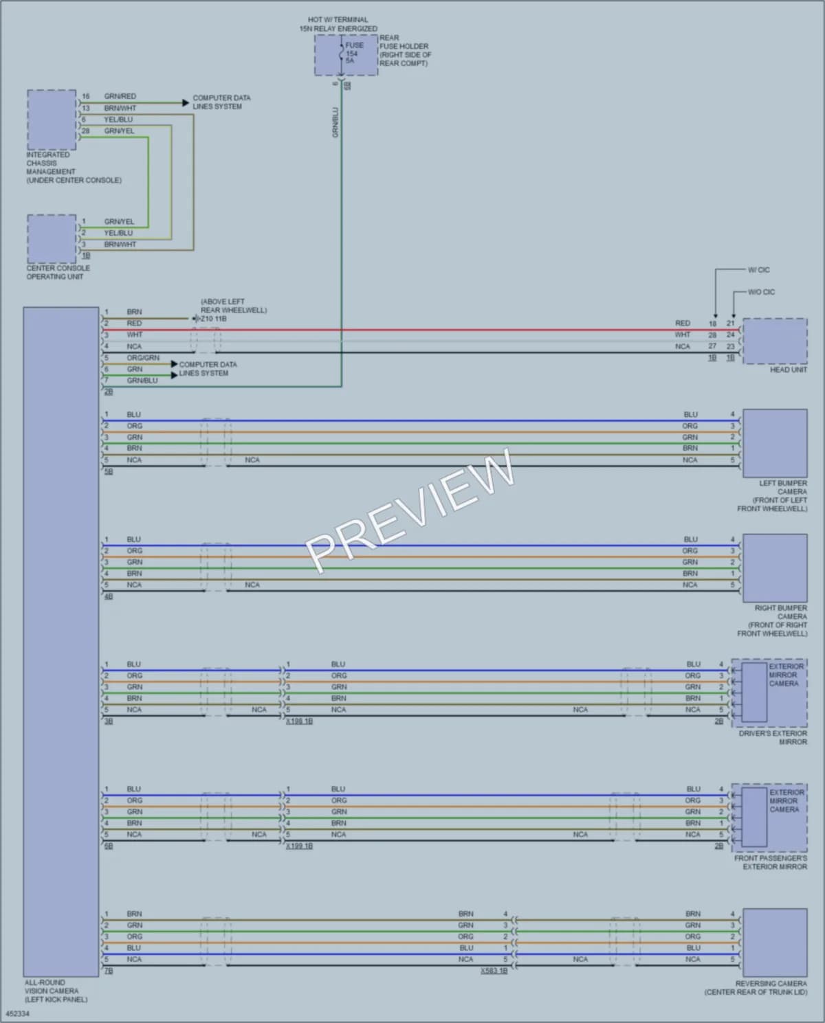 2014 BMW ActiveHybrid3 Navigation wiring diagram preview