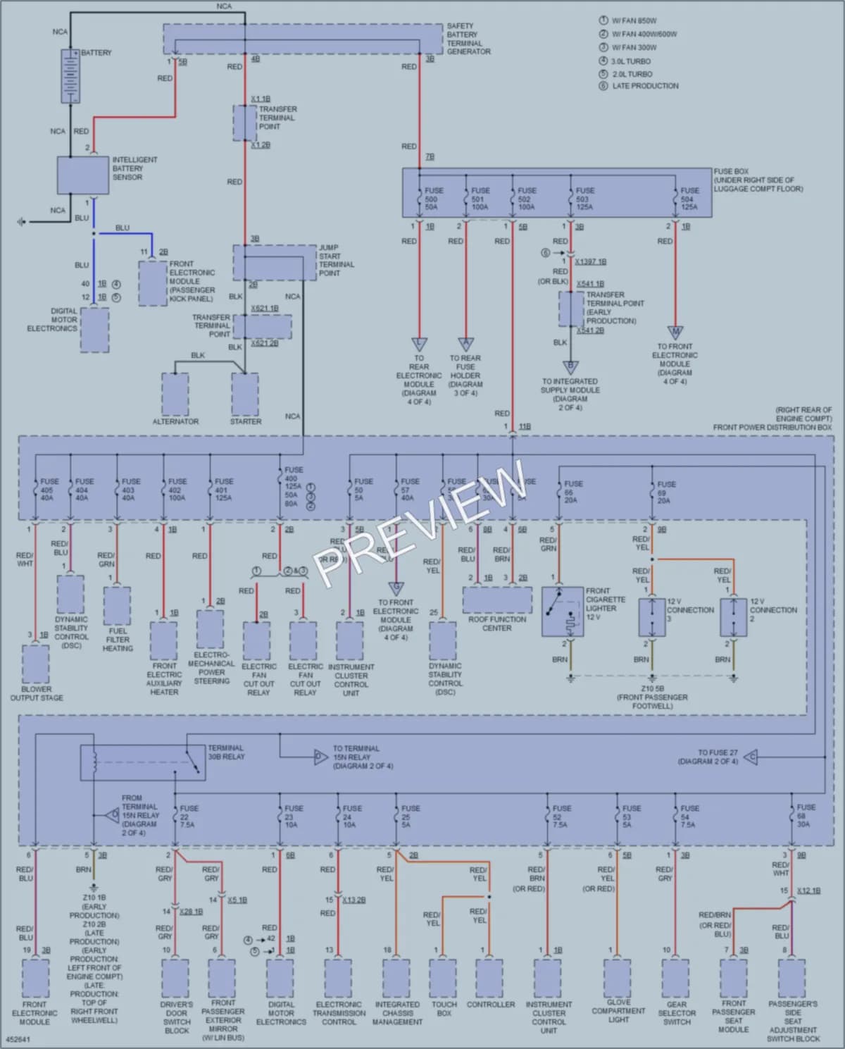 2014 BMW M235i Power Distribution wiring diagram preview