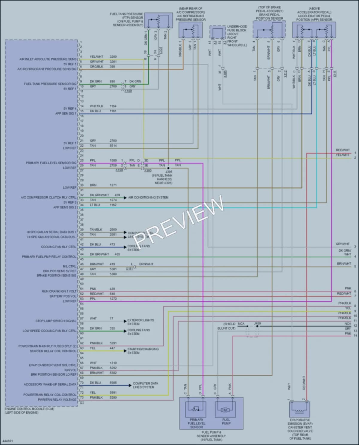 2014 Buick Enclave Engine Performance wiring diagram preview