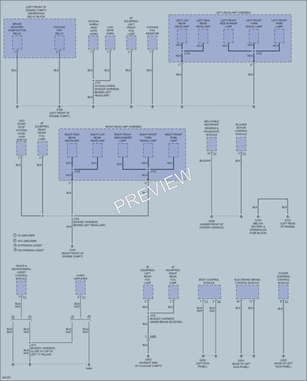 2014 Buick Encore Ground Distribution wiring diagram preview