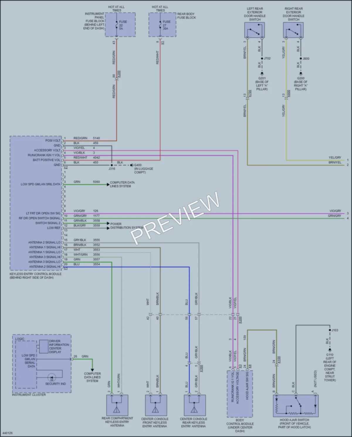 2014 Buick Verano Power Door Locks wiring diagram preview