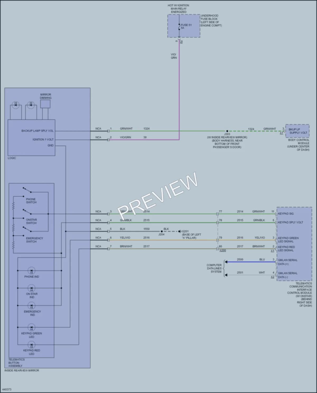 2014 Buick Verano Power Mirrors wiring diagram preview