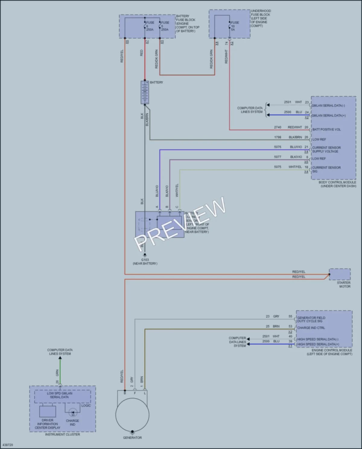 2014 Buick Verano Starting Charging wiring diagram preview