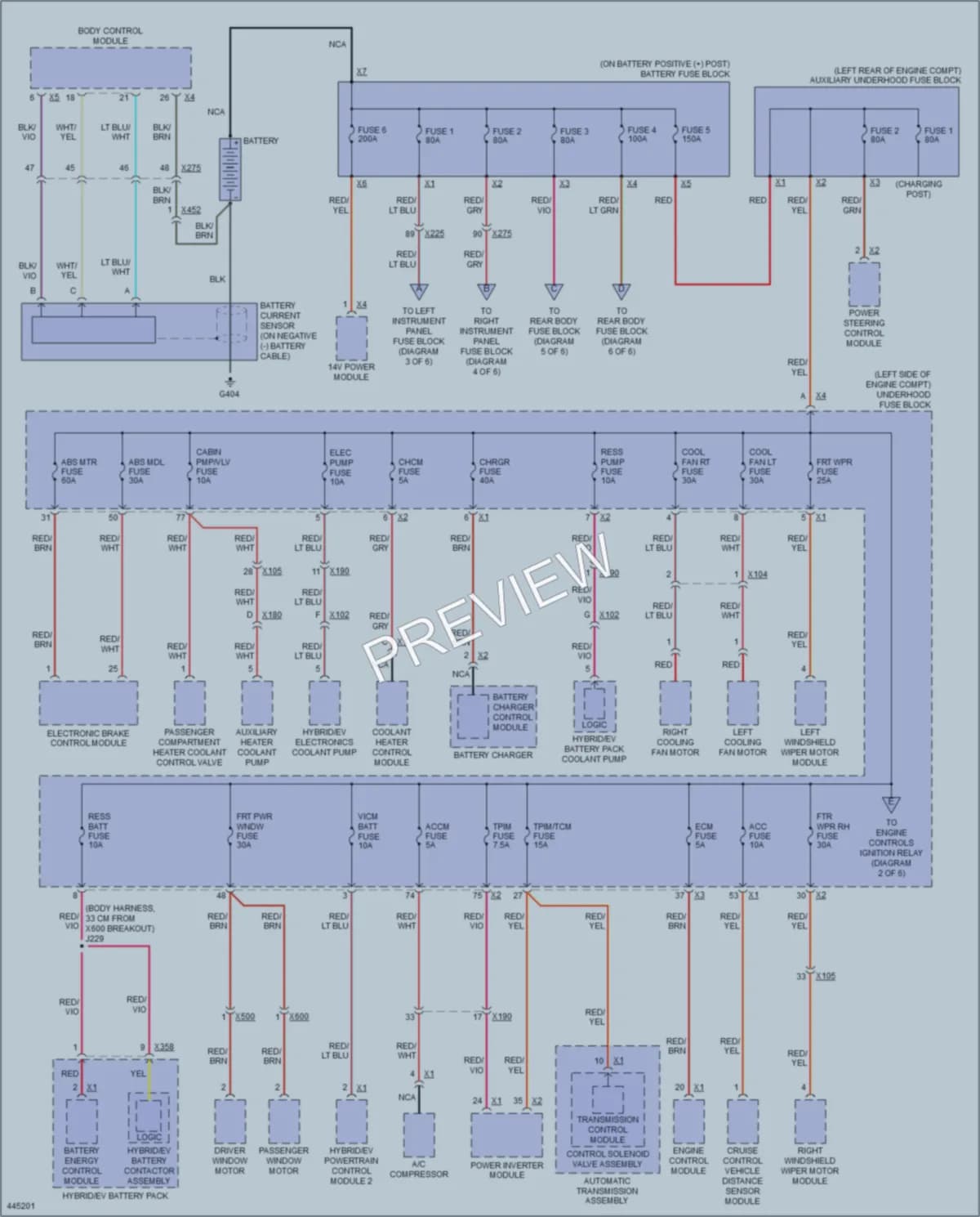 2014 Cadillac ELR Power Distribution wiring diagram preview