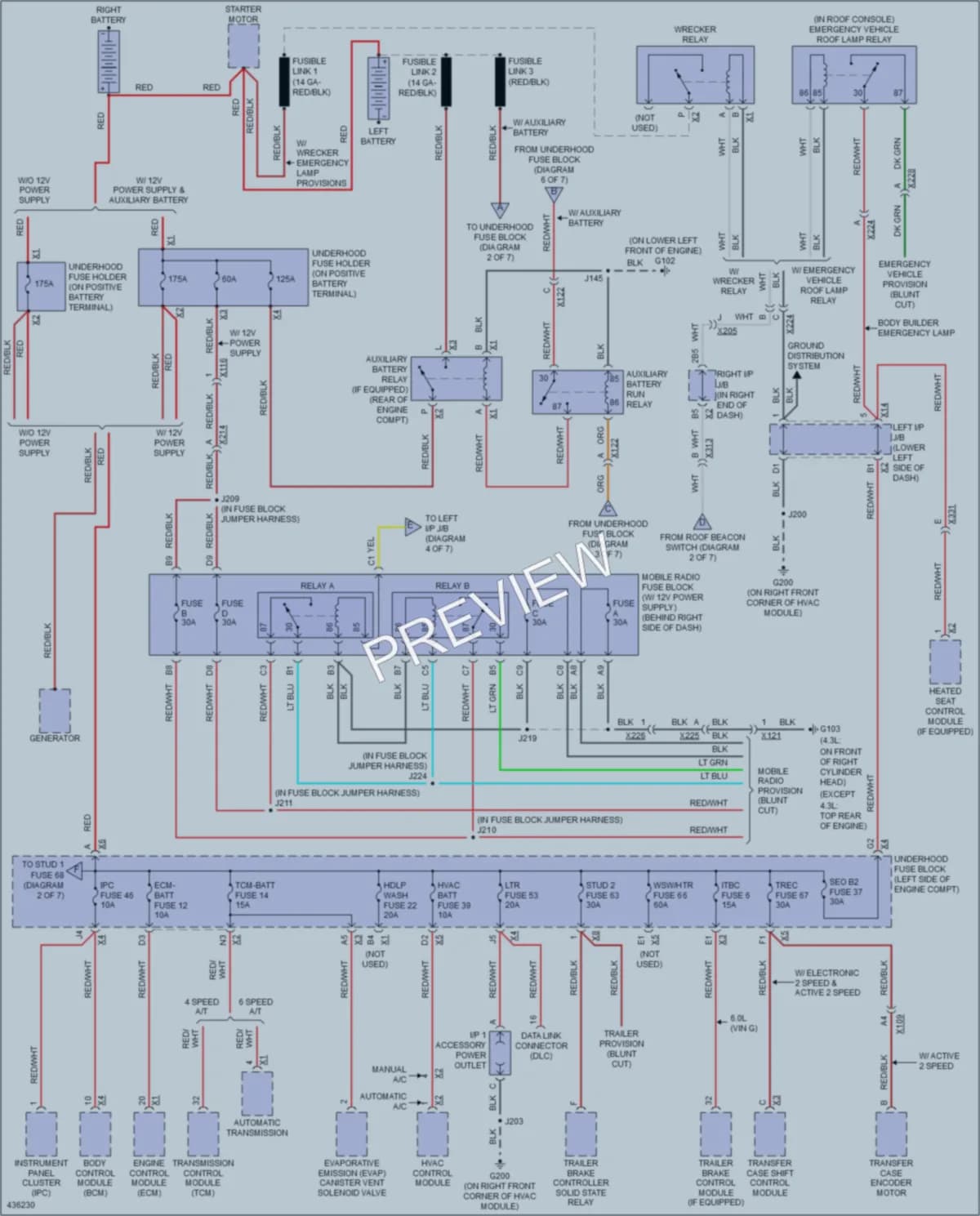2014 Chevrolet C2500HDPickupSilverado Power Distribution wiring diagram preview