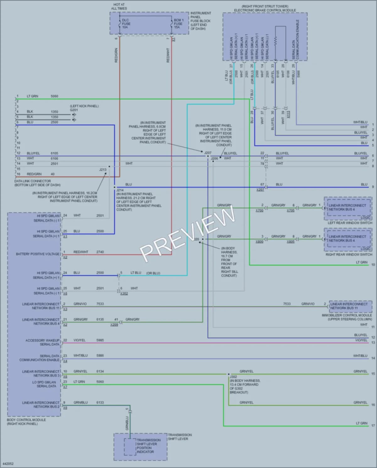 2014 Chevrolet CapricePPV Computer Data Lines wiring diagram preview