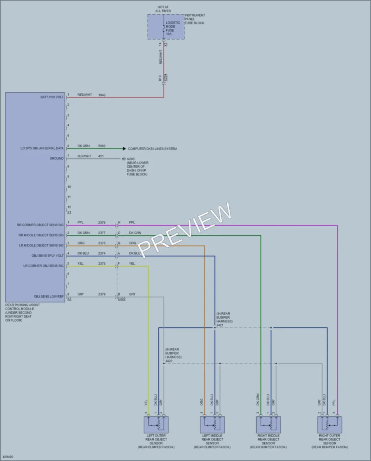 2014 Chevrolet CaptivaSport Navigation wiring diagram preview