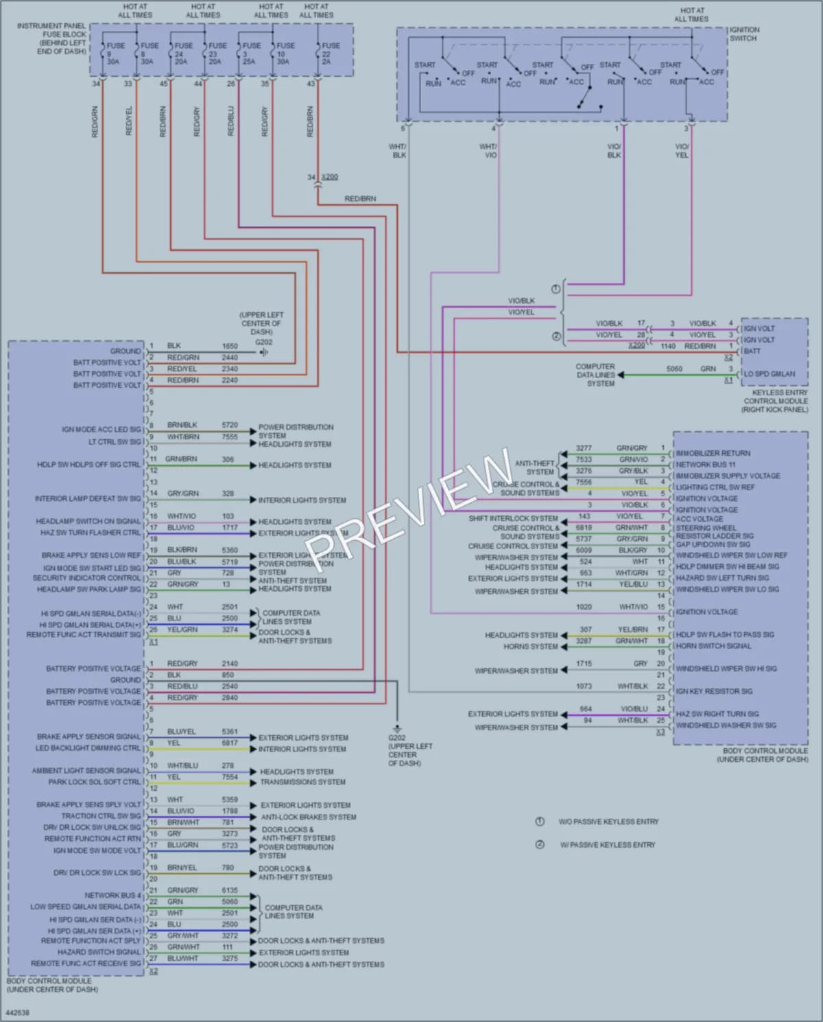 2014 Chevrolet Cruze Body Control Modules wiring diagram preview