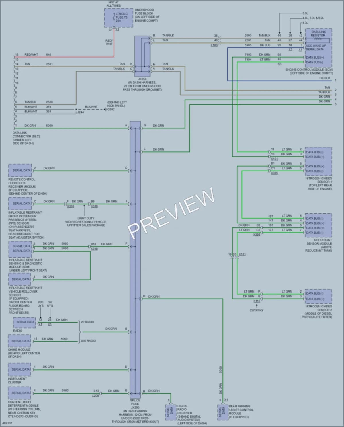 2014 Chevrolet G3500ChevyExpress Computer Data Lines wiring diagram preview