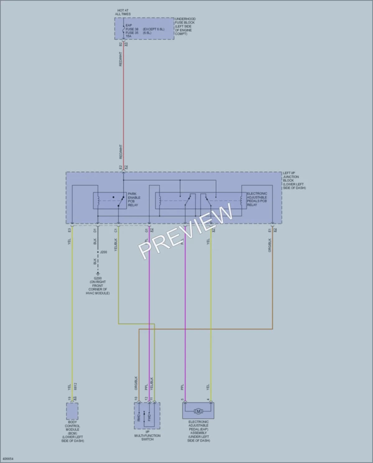 2014 Chevrolet K3500HDPickupSilverado Power Seats wiring diagram preview