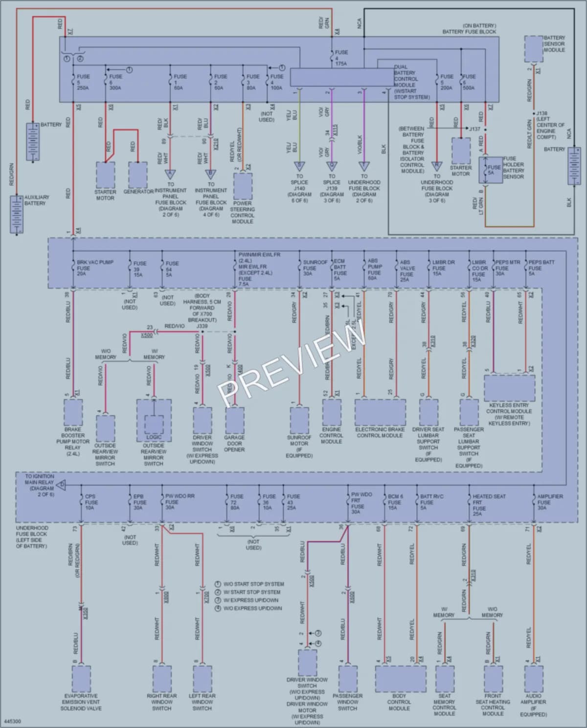 2014 Chevrolet Malibu Power Distribution wiring diagram preview