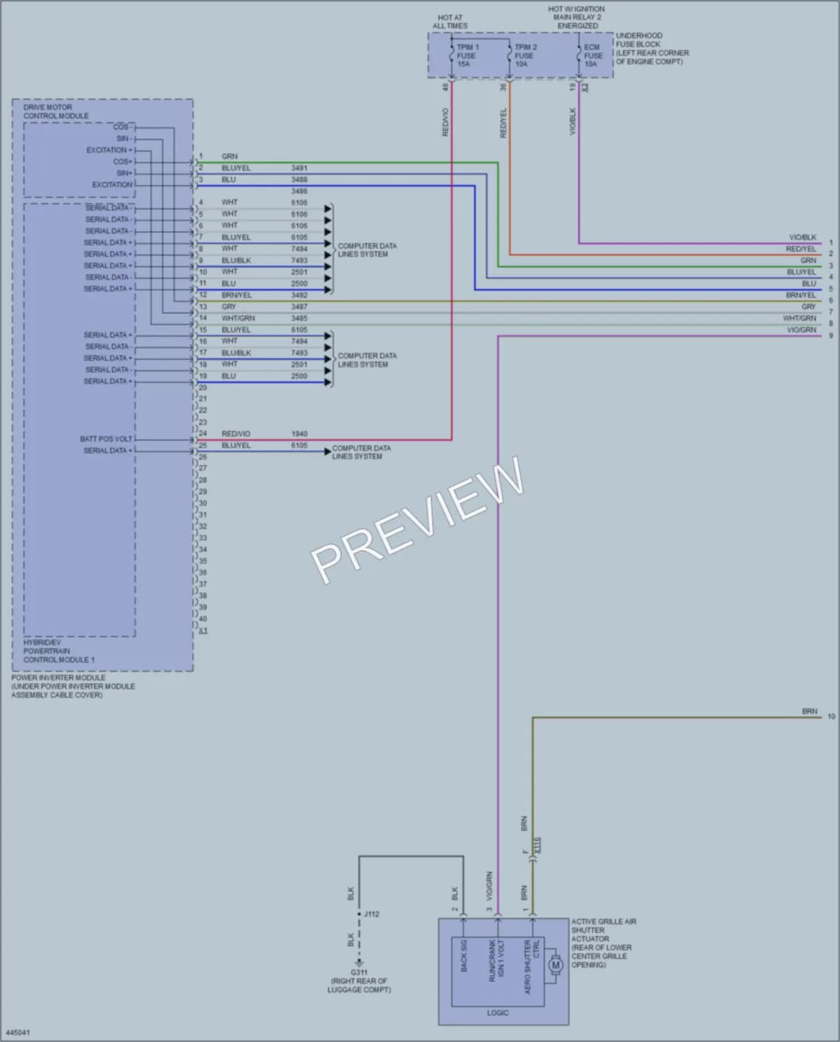 2014 Chevrolet SparkEV Engine Performance wiring diagram preview