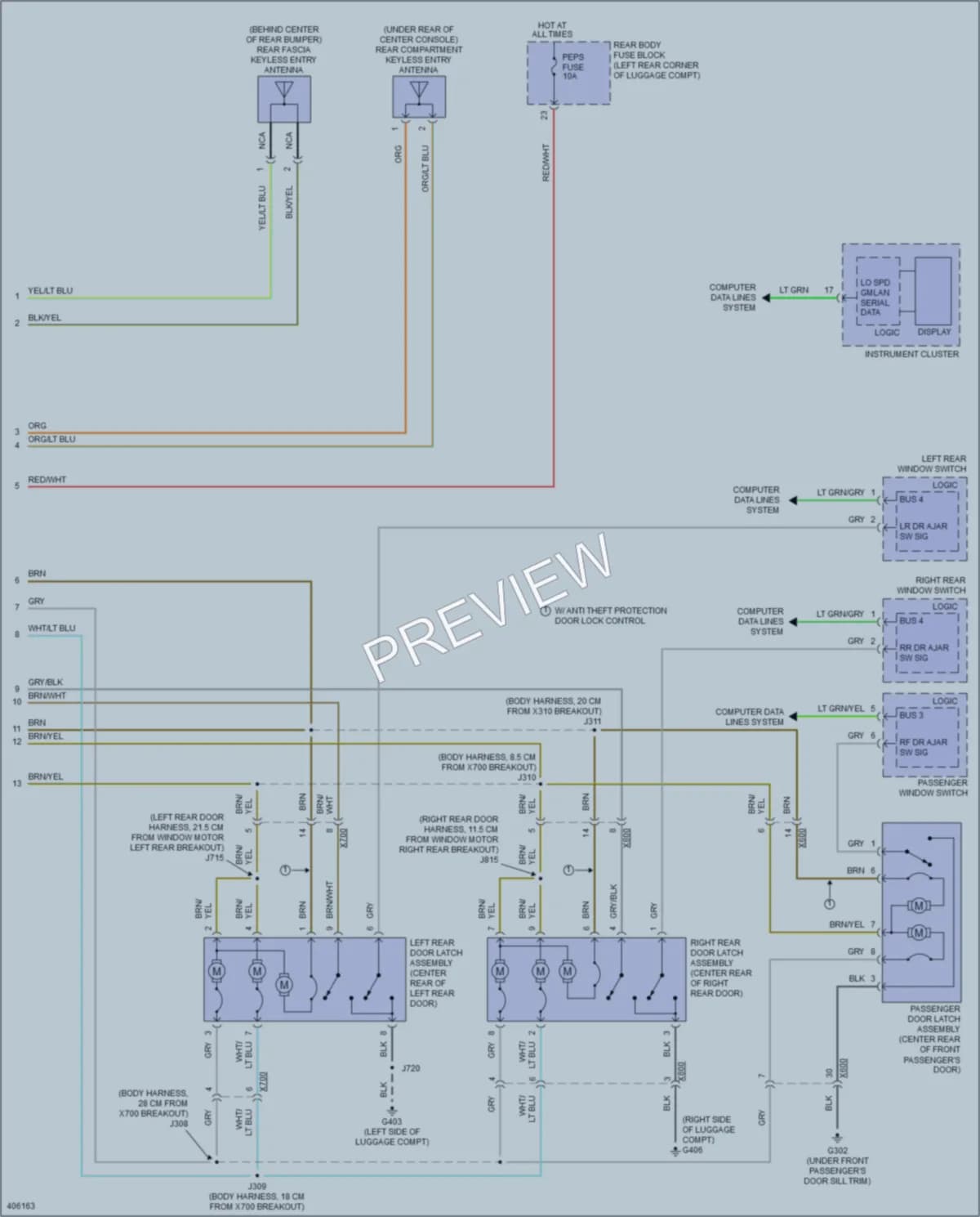 2014 Chevrolet Volt Anti Theft wiring diagram preview